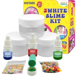 (Pack of 3) Clear Slime Kit Toys slime putty clay kit set for girls boys kids White Putty Toy-3