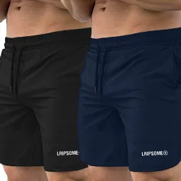 Pack of 2 Printed Men Black, Dark Blue Boxer Shorts-image-93