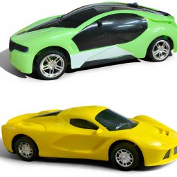6328-555 Combo – Friction Powered Stylish Sports Car Toys (Green & Yellow)-image-76