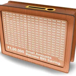 Secure Money Box with Lock & Key Coin Bank-image-7