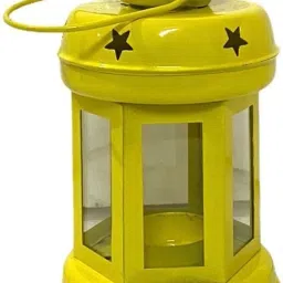 Yellow Iron Hanging Lantern-image-63