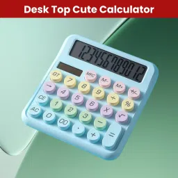 Desktop Calculator, 12-Digit Large LCD and Large Buttons for Office, Homes U301 Basic Calculator-16