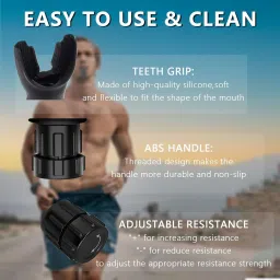 kd sapra Lungs Exercise Equipment Breathing Exercise Machine and Lung Exercise Device Enhanced Respiratory Health, Lung Strengthening, Sports Performance image 4