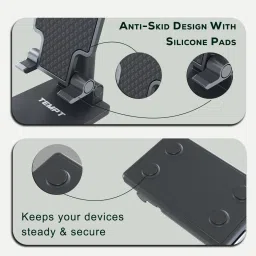 Tempt Flexi Portable and Foldable Mobile Stand with Stable Base, 0°-120° Perfect View Mobile Holder image 4