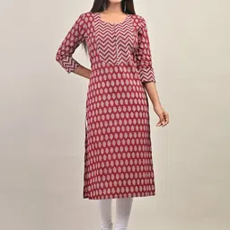 Swasti Ethnic Motifs Printed Gotta Patti Pure Cotton Kurta-picture-19