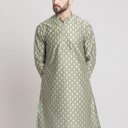 TREEMODA Men Ethnic Motifs Printed Kurta-image-15