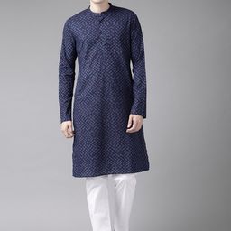 See Designs Men Blue Printed Kurta-picture-53