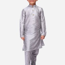 NAMASKAR Boys Mandarin Collar Kurta-42