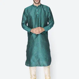 NAMASKAR Men Ethnic Motifs Printed Kurta-picture-46