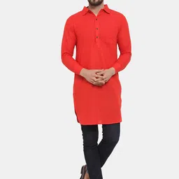 Sayesha Men Pathani Pure Cotton Kurta-picture-36