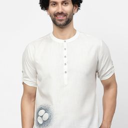 LELA Band Collar Kurta-image-83