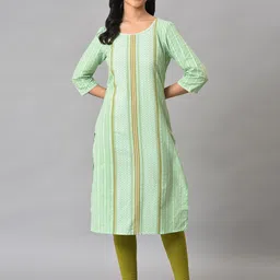 AURELIA Geometric Print Kurta-picture-33