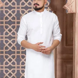 CELLUX Band Collar Long Sleeves Straight Kurta-picture-58