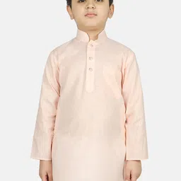 SG YUVRAJ Boys Pink Ethnic Kurta-image-8