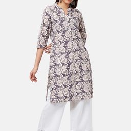 RANGMANCH BY PANTALOONS Women Floral Printed Cotton Kurta-image-54