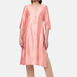RANGMANCH BY PANTALOONS Women Ethnic Motifs Embroidered Thread Work Kurta-image-23