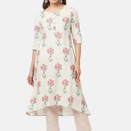 RANGMANCH BY PANTALOONS Floral Printed Kurta-image-37