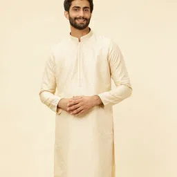 Manyavar Mandarin collar Regular Kurta with Pyjamas-58