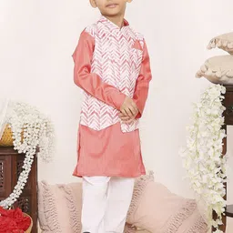 KID1 Boys Regular Kurta with Pyjamas-0
