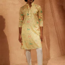 Eleven Brothers Men Printed Regular Kurta with Pyjamas-picture-2