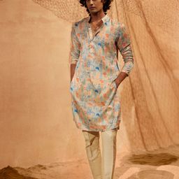 Eleven Brothers Men Printed Regular Kurta with Pyjamas-picture-0