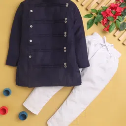 Jeetethnics Boys Self Design Regular Kurta With Pyjamas-11