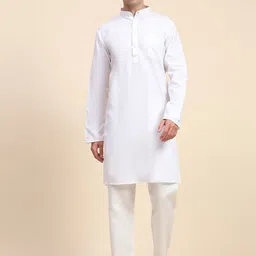 Moda Rapido Men Regular Pure Cotton Kurta with Pyjamas-picture-52