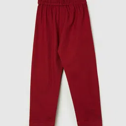 max Boys Maroon Solid Lounge Pants-image-9