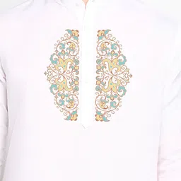 DEVOILER Ethnic Motifs Printed Regular Kurta With Pyjamas image 2
