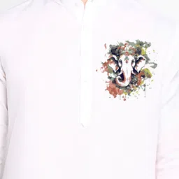 DEVOILER Ethnic Motifs Printed Regular Kurta With Pyjamas image 2