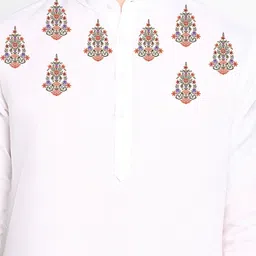 DEVOILER Ethnic Motifs Printed Kurta with Pyjamas image 2