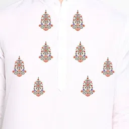 DEVOILER Ethnic Motifs Printed Regular Kurta With Pyjamas image 2