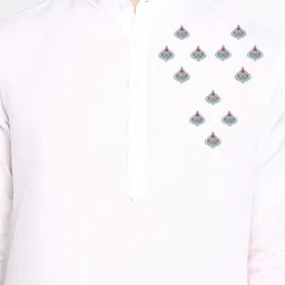 DEVOILER Ethnic Motifs Printed Regular Kurta with Pyjamas image 2