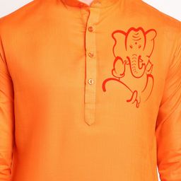 DEVOILER Ethnic Motifs Printed Regular Kurta With Pyjamas image 2