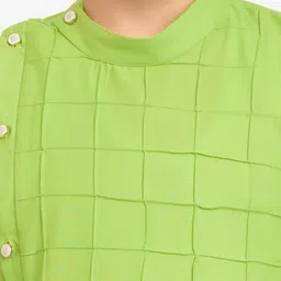 BAESD Boys Checked Regular Kurta with Pyjamas image 5