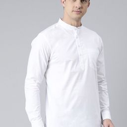 Kryptic Men White Kurta image 4