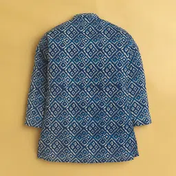 Jeetethnics Boys Printed Mandarin Collar Regular Kurta With Pyjamas image 2