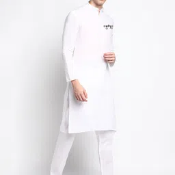 DEVOILER Ethnic Motifs Printed Regular Kurta with Pyjamas image 3