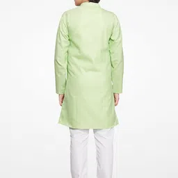 BAESD Boys Self Design Thread Work Kurta With Pyjamas image 2