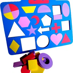 Shapes Puzzle Board for Kids. Learn & Play with Eva Foam Puzzle Board Games-image-82