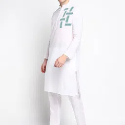 DEVOILER Ethnic Motifs Printed Regular Kurta with Pyjamas image 5