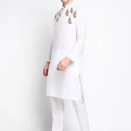 DEVOILER Ethnic Motifs Printed Kurta with Pyjamas image 5