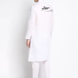 DEVOILER Ethnic Motifs Printed Kurta with Pyjamas image 5