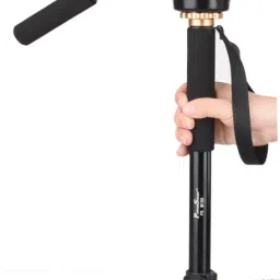 Power Smart M150 stable camera monopod with base mini tripod, new damping pan head Tripod Ball Head image 2
