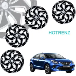 hotrenz CAR WHEEL CAP/ WHEEL COVER WEB DEGINE "SILVER_BLACK_COLOR" 15 INCH Wheel Cover For Maruti Baleno, Zest, Sumo, SX4, Etios, Ertiga, Baleno, Manza, Polo, Xylo, Innova, Glanza V-picture-5