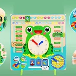 tru toys Changing Small Portable Alarm Clock | Magic Digital LED Alarm Clock Calendar image 2