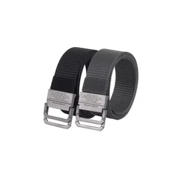 Roadster Men Pack Of 2 Canvas Belts-image-20