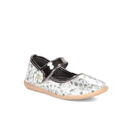 Lil Lollipop Girls Printed Shimmered Party Ballerinas With Velcro Closure-picture-12