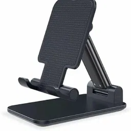 JANMESH ENTERPRISES Metal Adjustable Anti Slip Mobile Holder for Table Laptop Stand-23