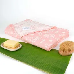 doctor towels Coral Banana Jacquard Floral 250 GSM Bath Towel-picture-12